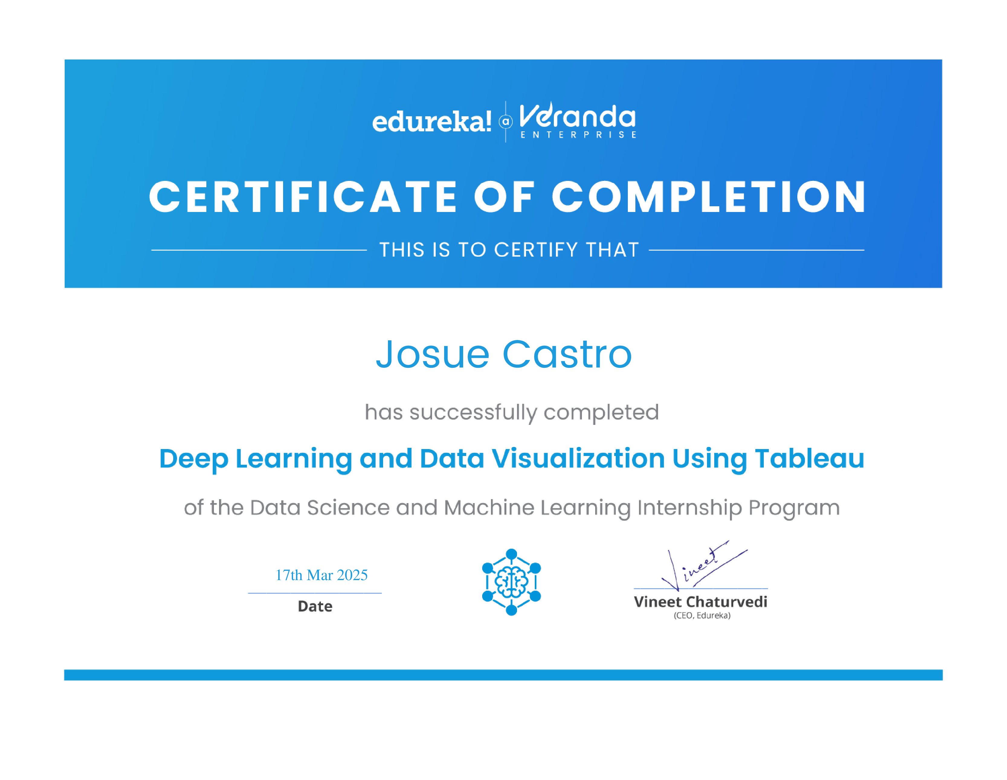 certificate!