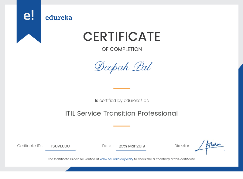 certificate!