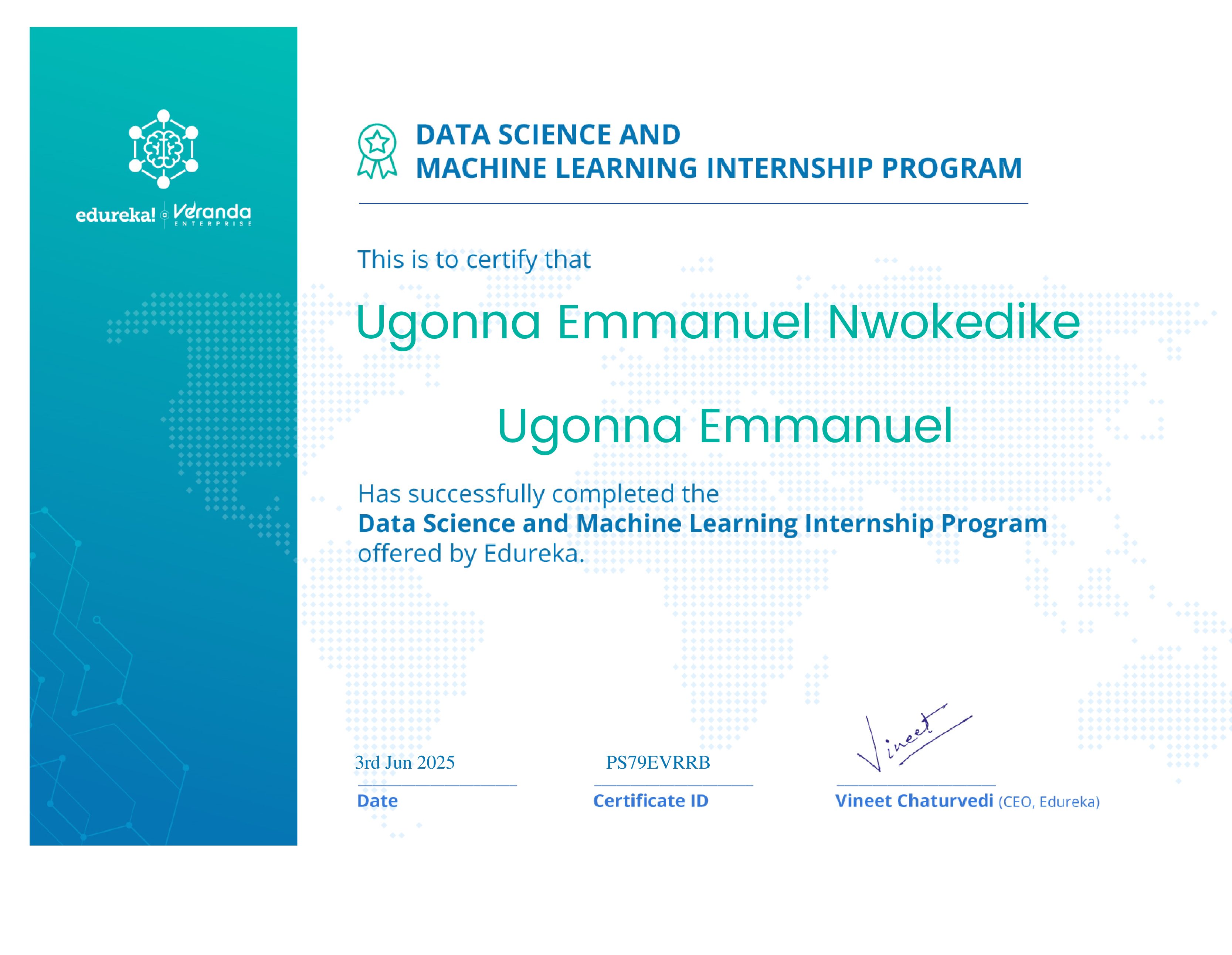 certificate!