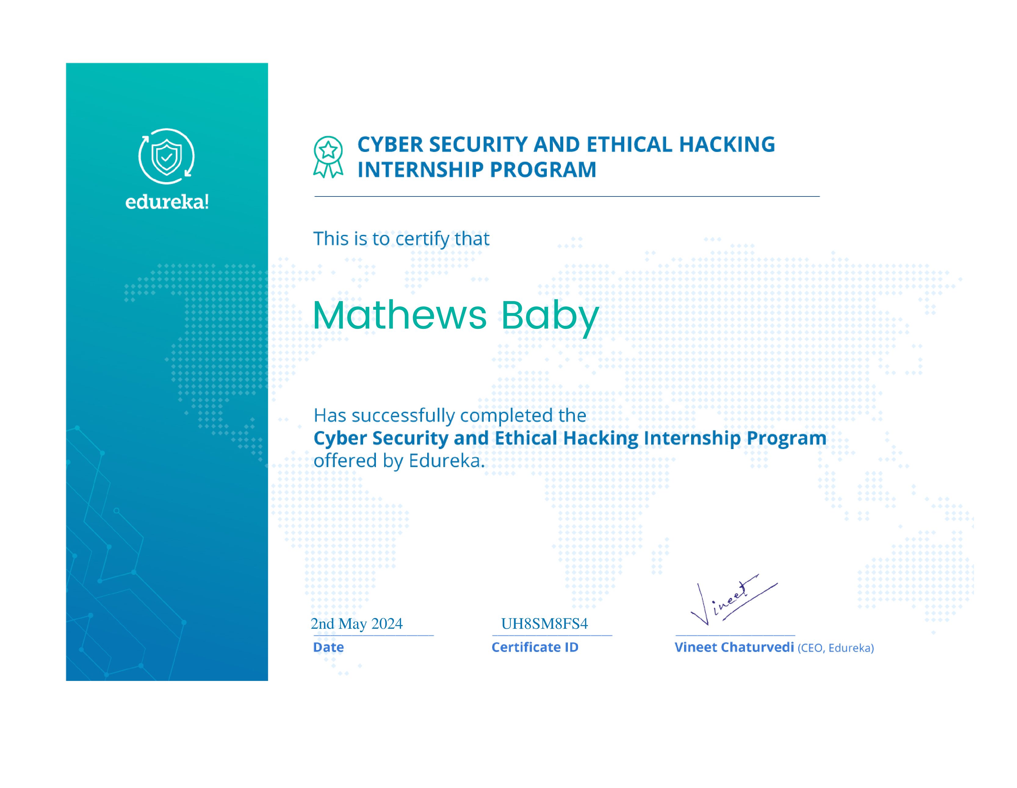 certificate!