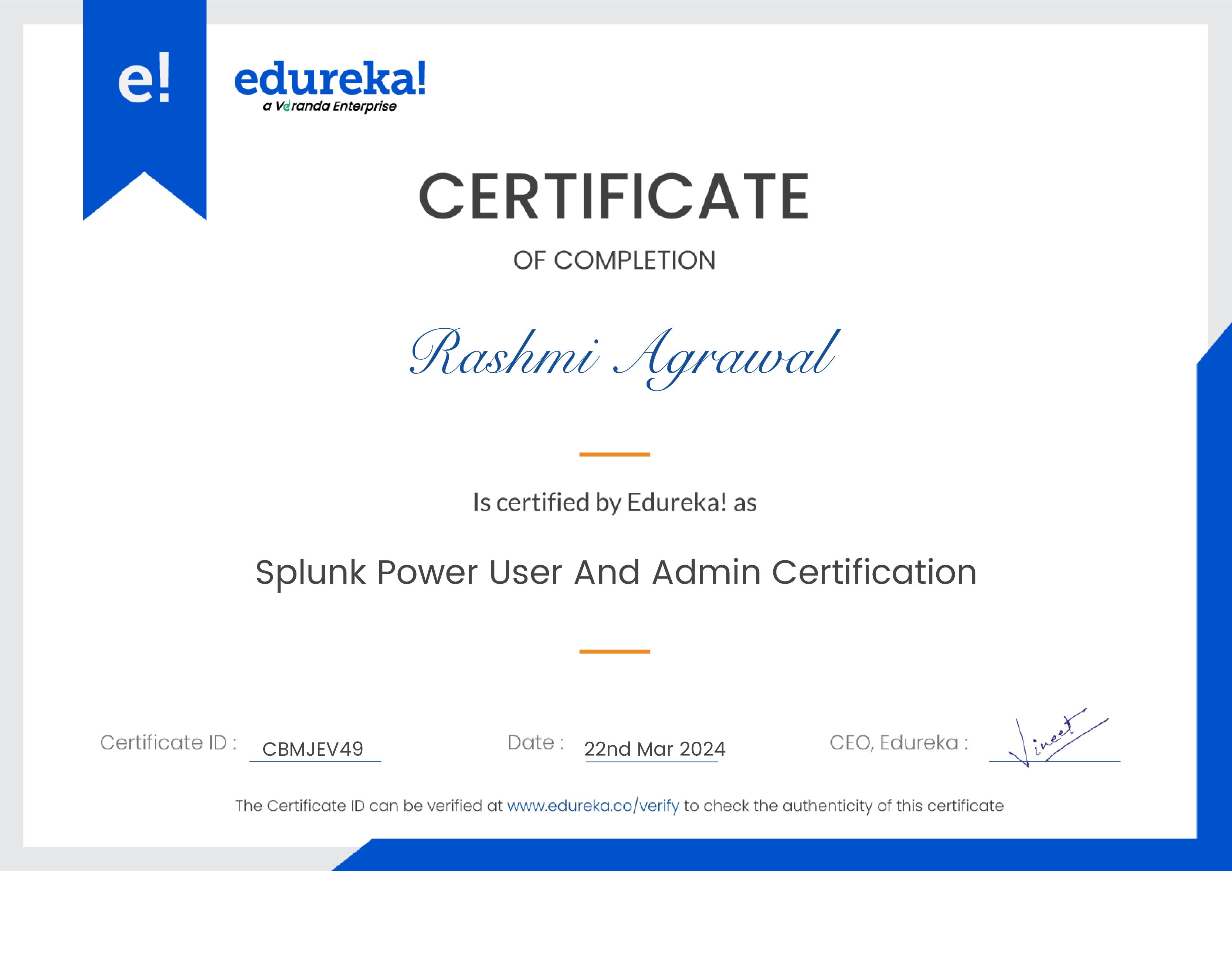 certificate!