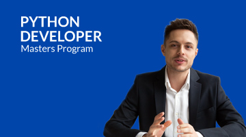 Masters in Python Programming Course by Edureka